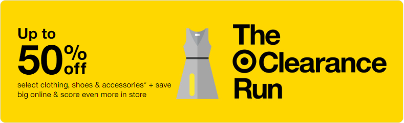 The Target Clearance Run – Up to 50% off Clothing, Shoes, & More!