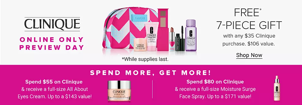 Belk – Get a Free 7-Piece Gift with a  Clinique Purchase!