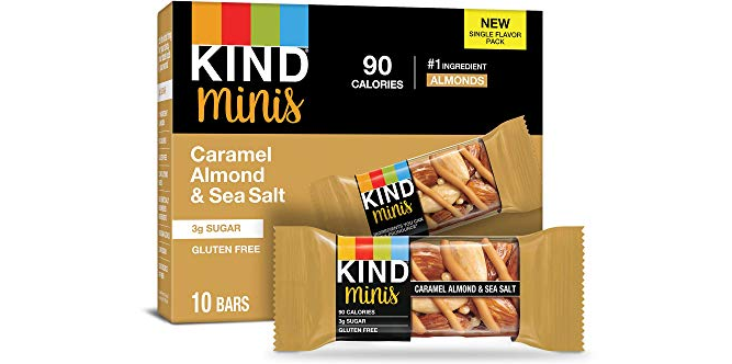 Amazon – KIND Minis in Caramel Almond & Sea Salt just .39!
