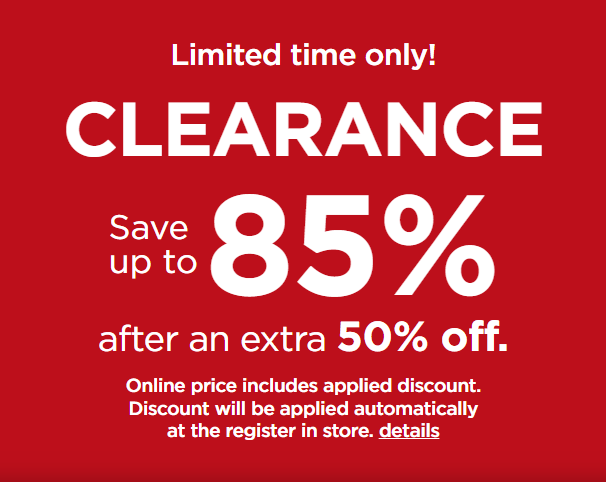 Shop the Kohls.com Clearance – Now Up to 85% off!