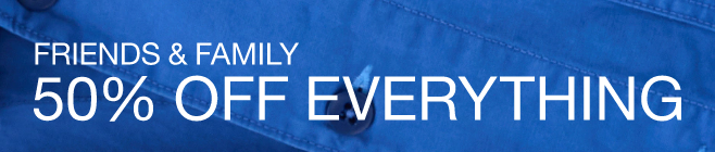 Gap Factory Friends and Family Sale – 50% off Everything!