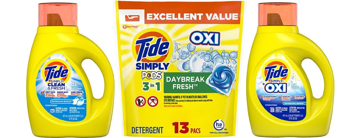 Walgreens – Tide Simply Laundry Detergent just .99!