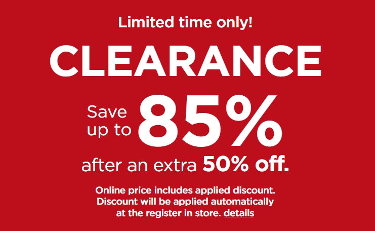 Shop the Kohls.com Clearance – Now Up to 85% off!