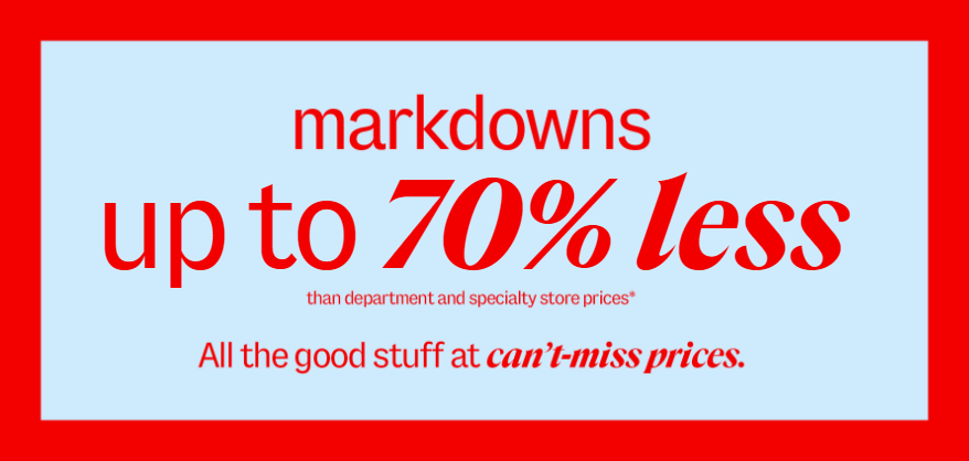 Shop Marshalls Markdowns for BIG Savings!