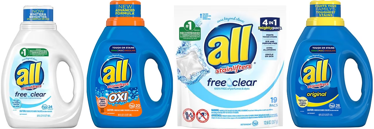 Walgreens – All Laundry Products as low as .49 This Week!