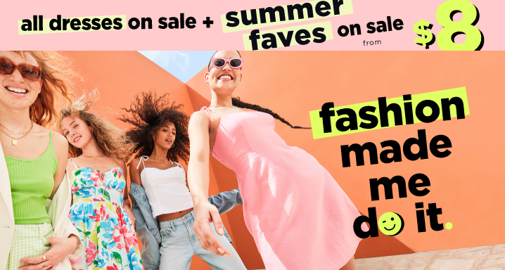 Old Navy – Dresses and Summer Faves are on Sale from !