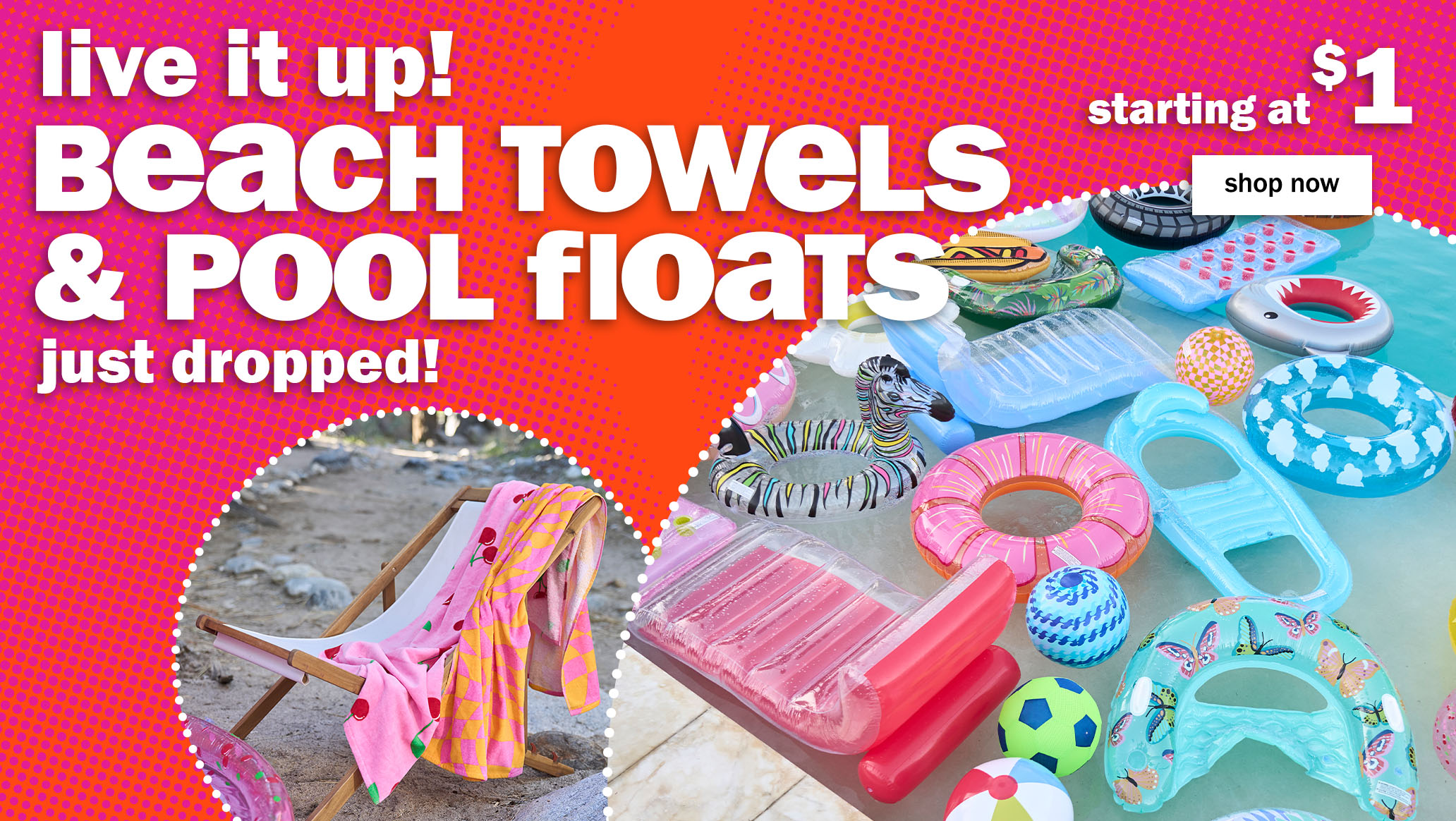 Five Below – Beach Towels and Pool Floats starting at just !
