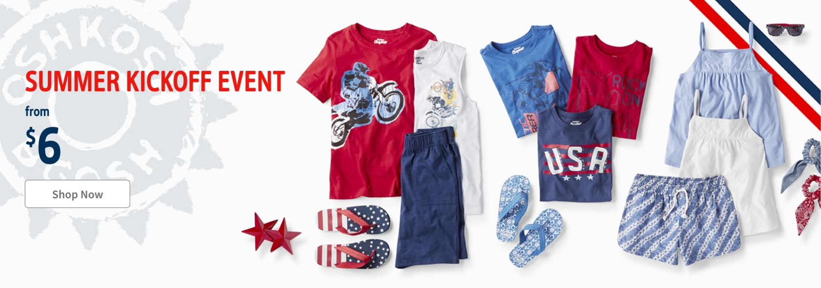 Shop The OshKosh B’gosh Summer Kickoff Event – Items as Low as !
